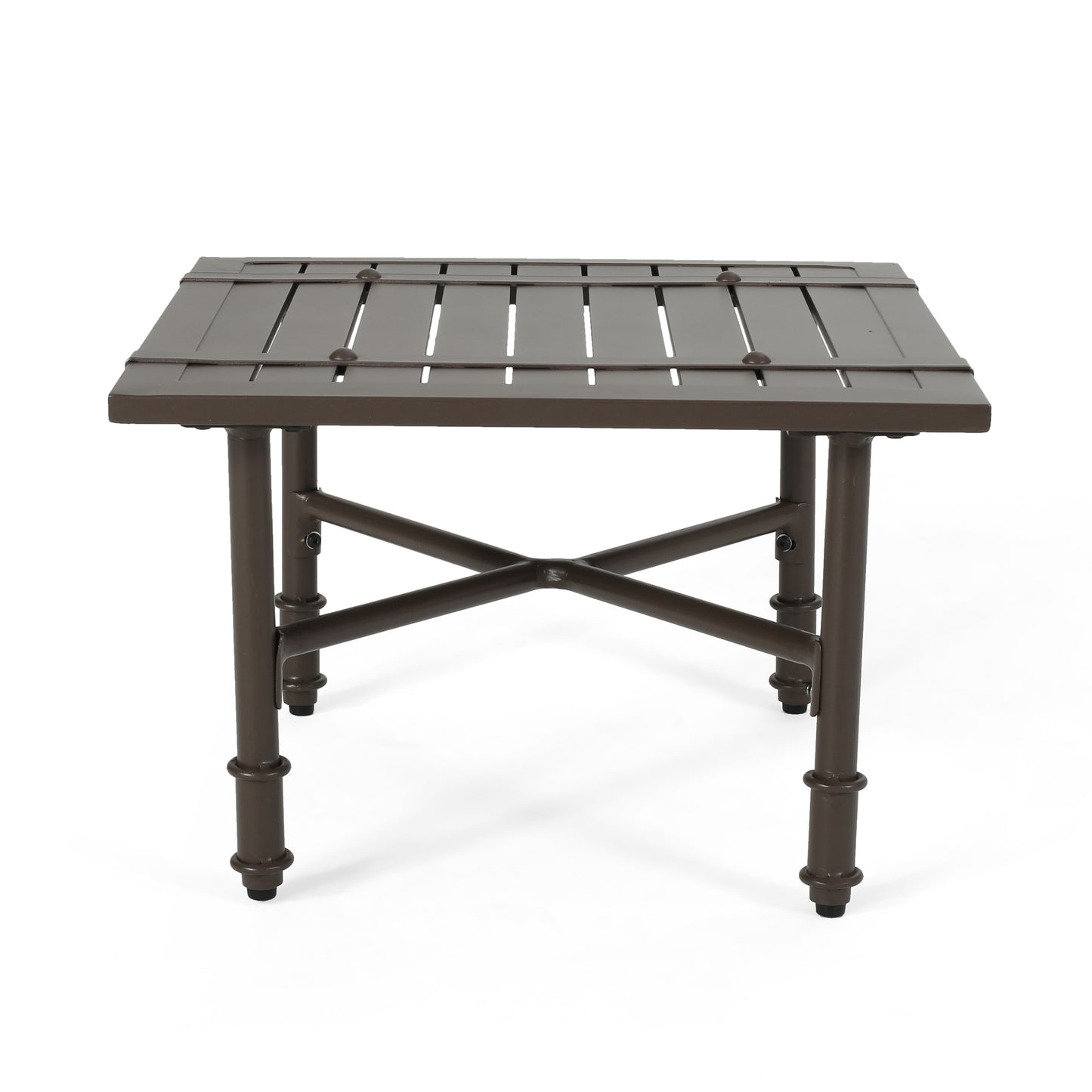 Francis Outdoor Aluminum Side Table