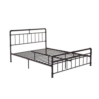 Sally Queen-Size Iron Bed Frame, Minimal, Industrial – GDFStudio