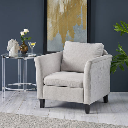 Ritner Traditional Fabric Club Chair