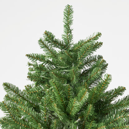 7.5-foot Norway Spruce Pre-Lit Clear LED Hinged Artificial Christmas Tree