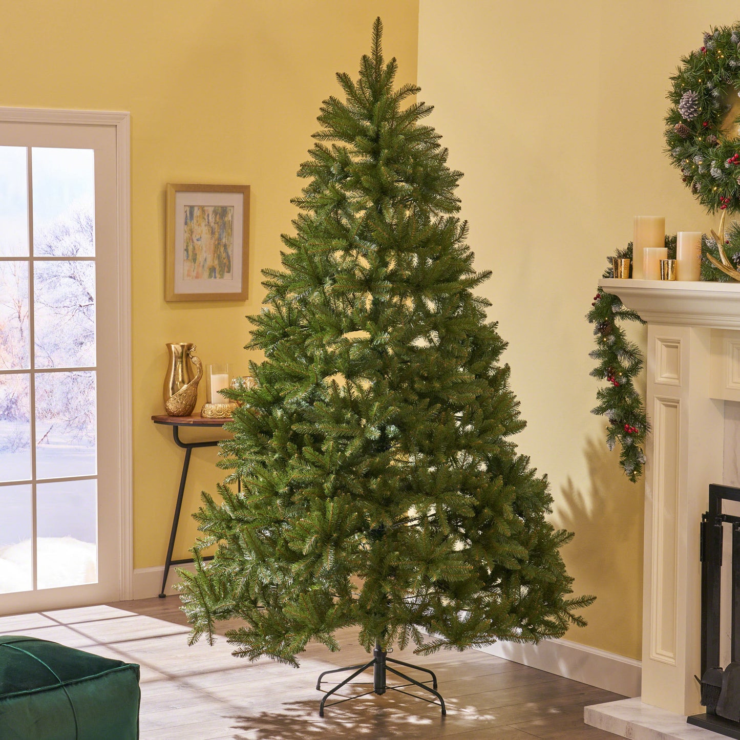 7-foot Fraser Fir Hinged Artificial Christmas Tree