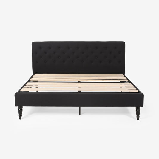 Agnes Contemporary Upholstered Platform Bed