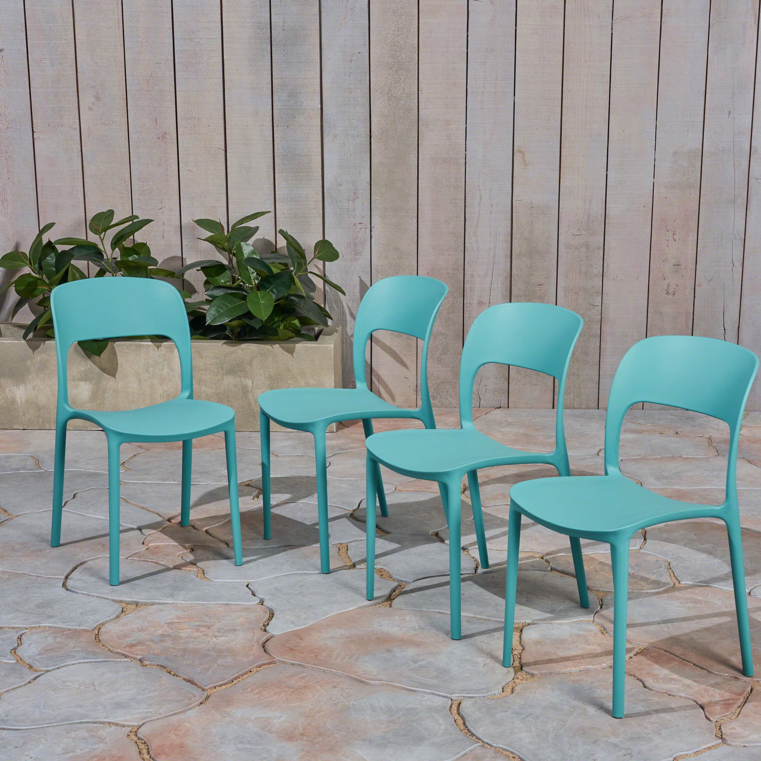 Plastic balcony online chairs