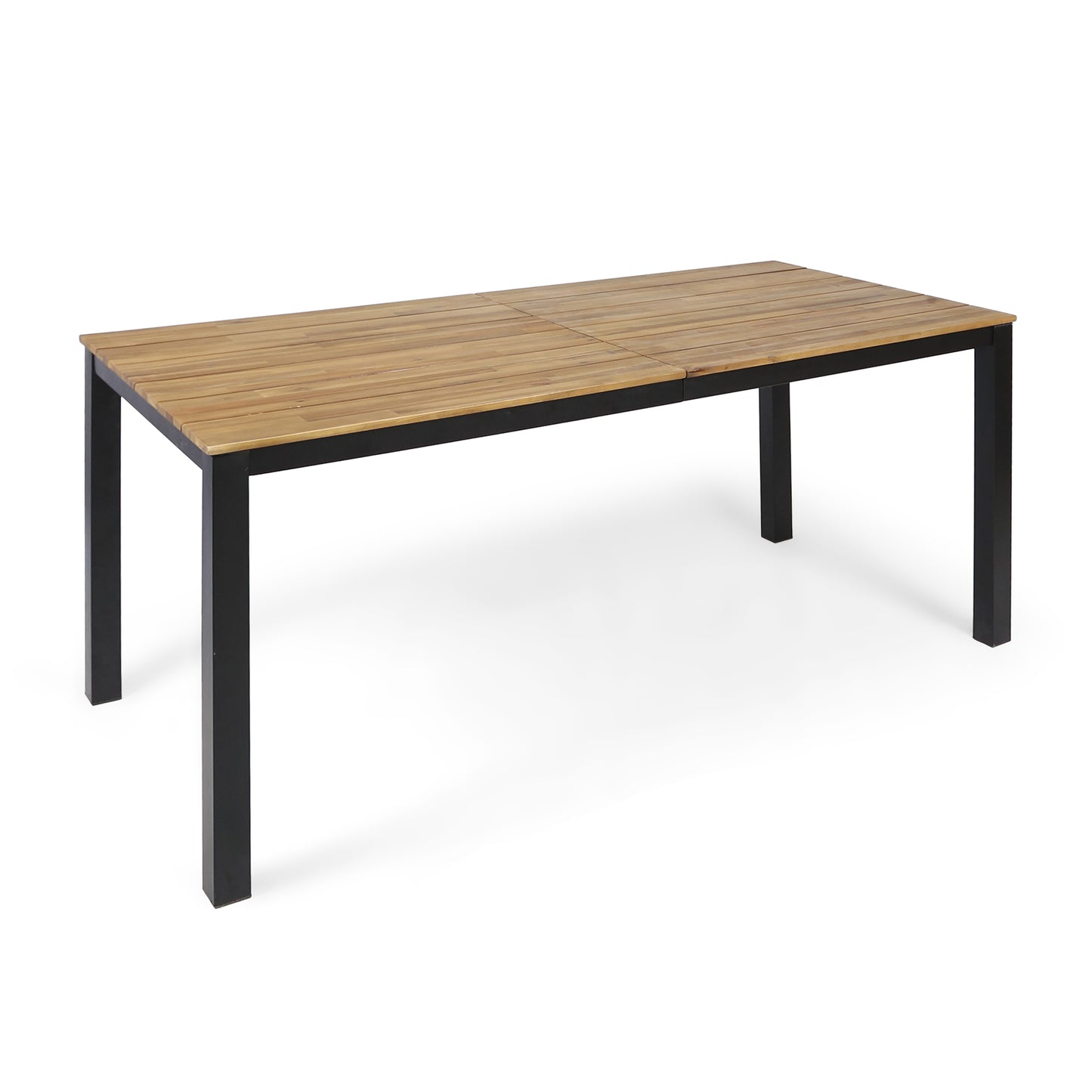 Zak Outdoor 71-inch Acacia Wood Dining Table, Teak Finish