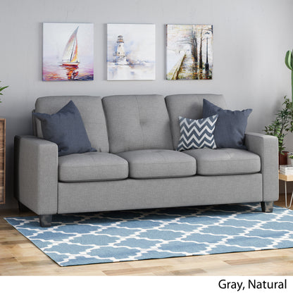 Viviana Three Seater Sofa with Wood Legs