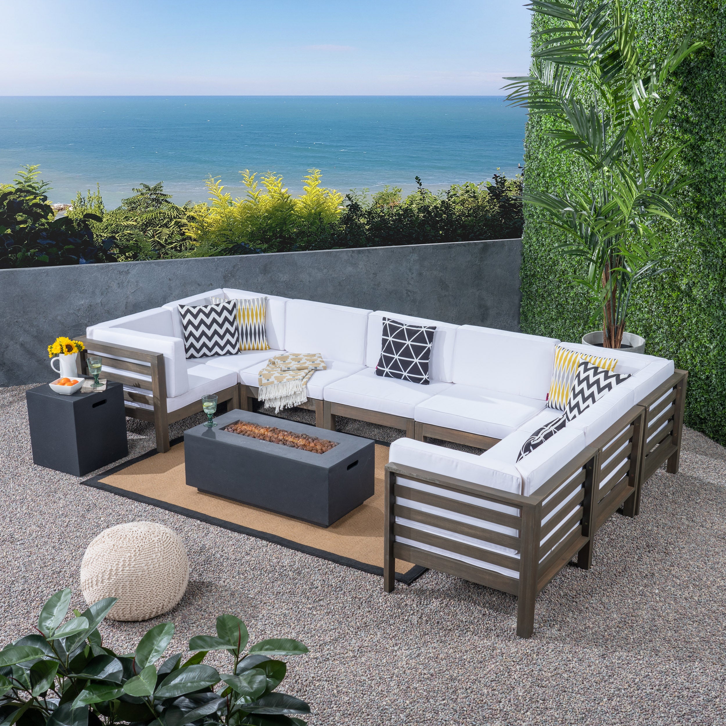 Outdoor deals u sectional