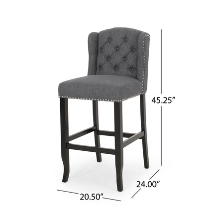 Denisa Wingback Barstool (Set of 2)