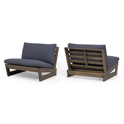 Emma Modern Low-To-Ground Outdoor Pallet Lounge Chairs (Set of 2)