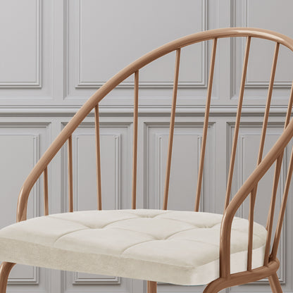 Marcia Modern Velvet Dining Chair with Stainless Steel Frame (Set or 2)