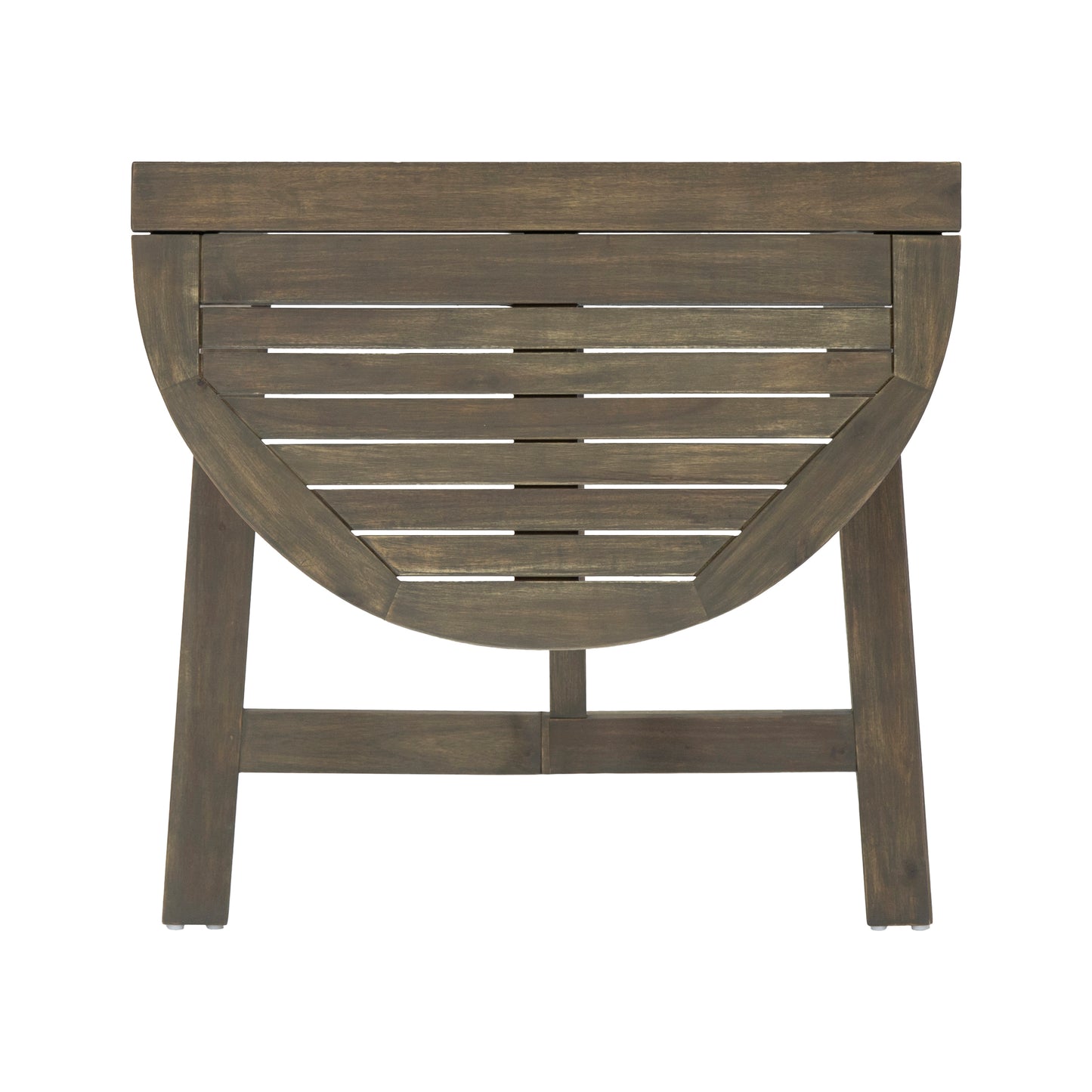 Sophia Outdoor Half-Round Acacia Wood Bistro Table