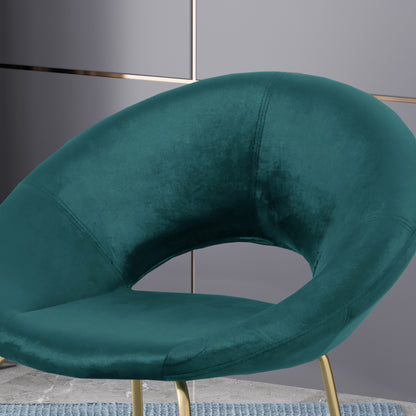 Denise Modern Glam Velvet Accent Chair
