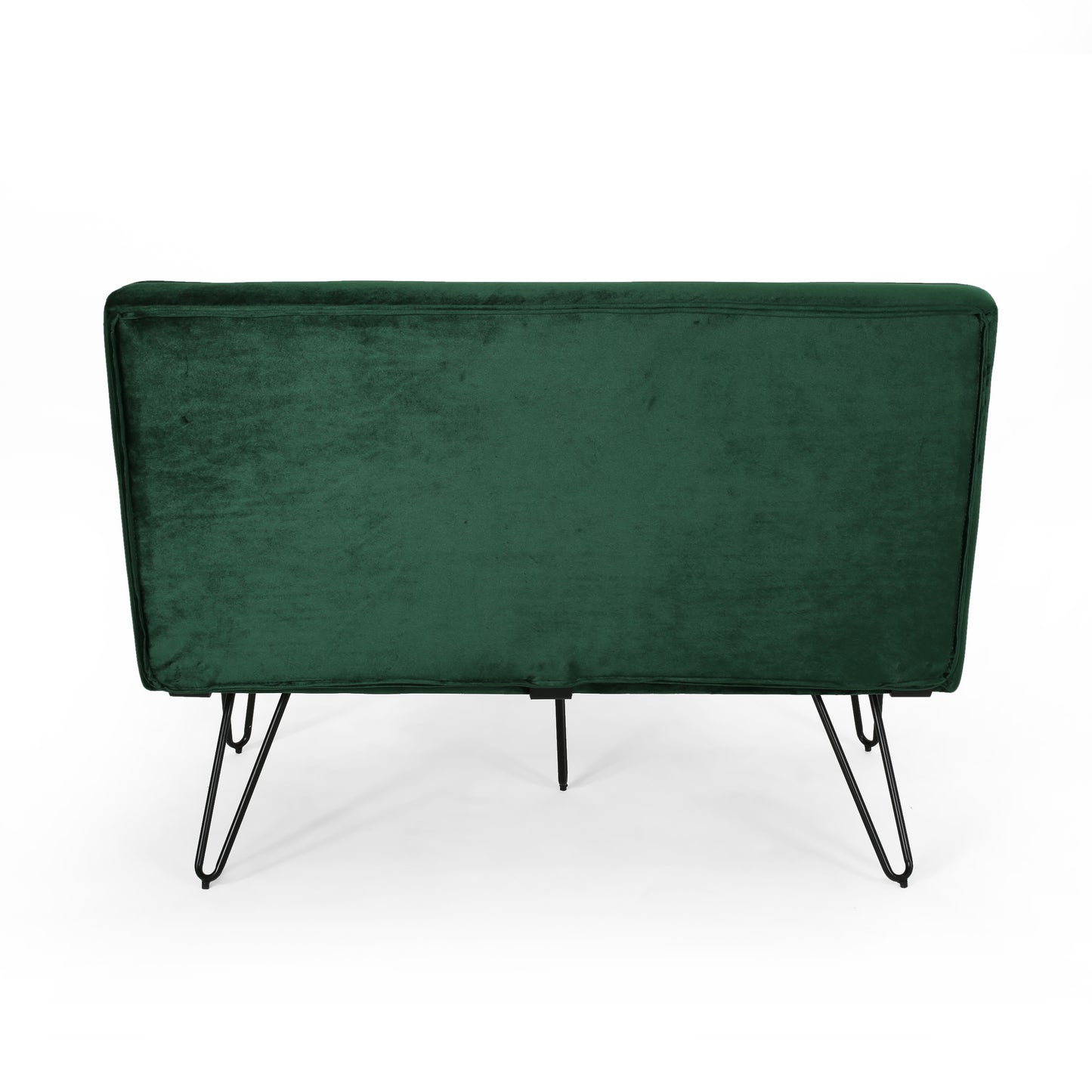 Beatrice Modern Tufted Velvet Dining Bench Settee with Hairpin Legs
