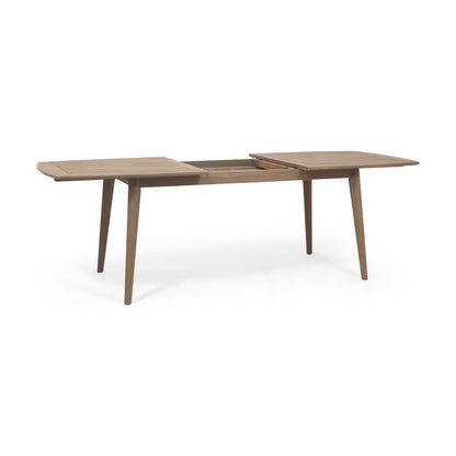 Stanford Outdoor Acacia Wood Expandable Dining Table