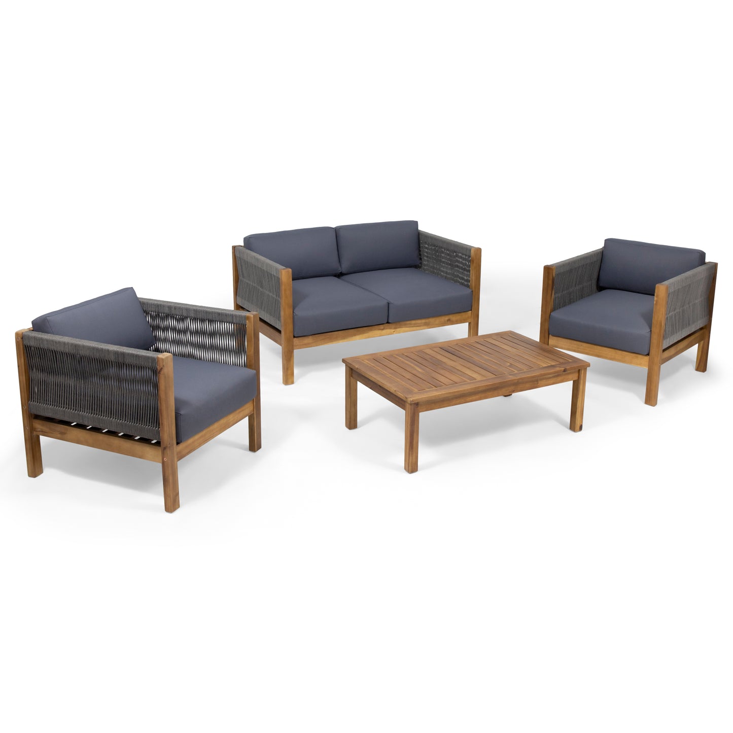 Sigrid Outdoor 4 Seater Chat Set