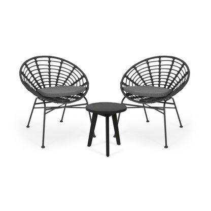 Mignon Outdoor 2 Seater Acacia Wood Chat Set