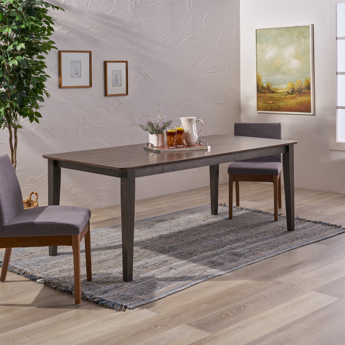 Duluth Rustic Wooden Rectangular Dining Table