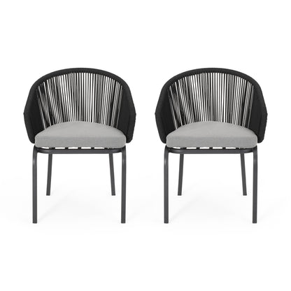 Ola Outdoor Modern Club Chair (Set of 2)