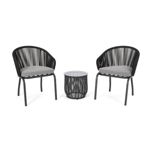 Ola Outdoor Modern 2 Seater Chat Set