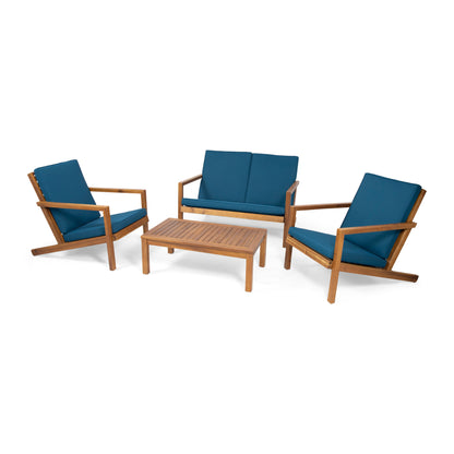 Camryn Outdoor 4 Seater Chat Set with Cushions