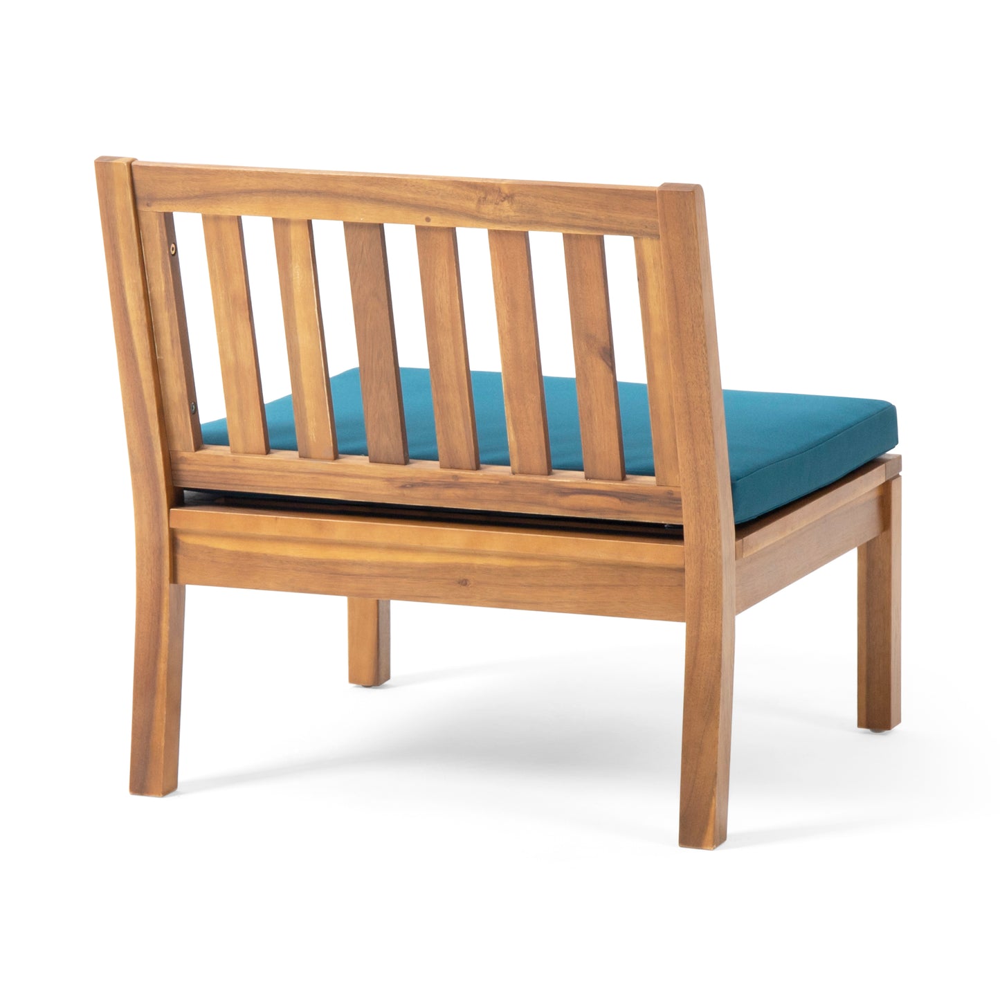 Arth Outdoor Acacia Wood Club Chair (Set of 2)