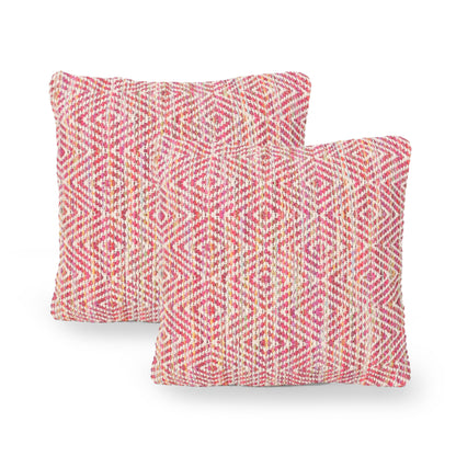 Kristal Boho Cotton Pillow Cover (Set of 2)