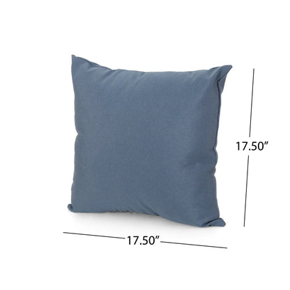 Karalynn Outdoor Modern Square Water Resistant Fabric Pillow (Set of 2)