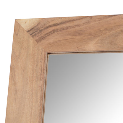 Celenia Rustic Floor Mirror with Acacia Wood Frame