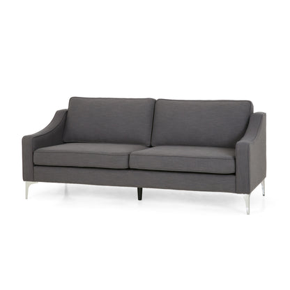 Erick Modern Fabric 3 Seater Sofa
