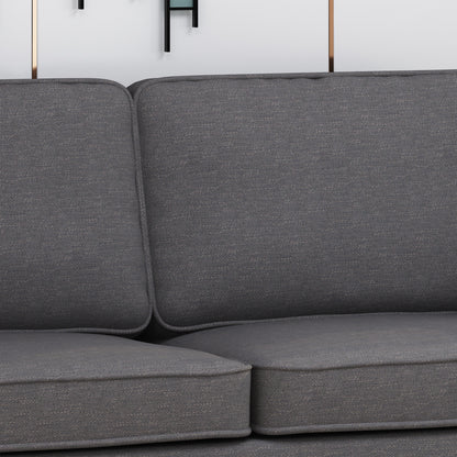 Erick Modern Fabric 3 Seater Sofa