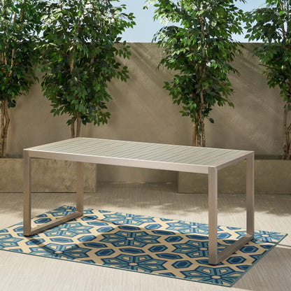 Nealie Outdoor Aluminum Dining Table