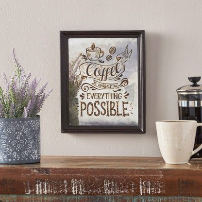 Maria Inspirational Coffee Wall Art