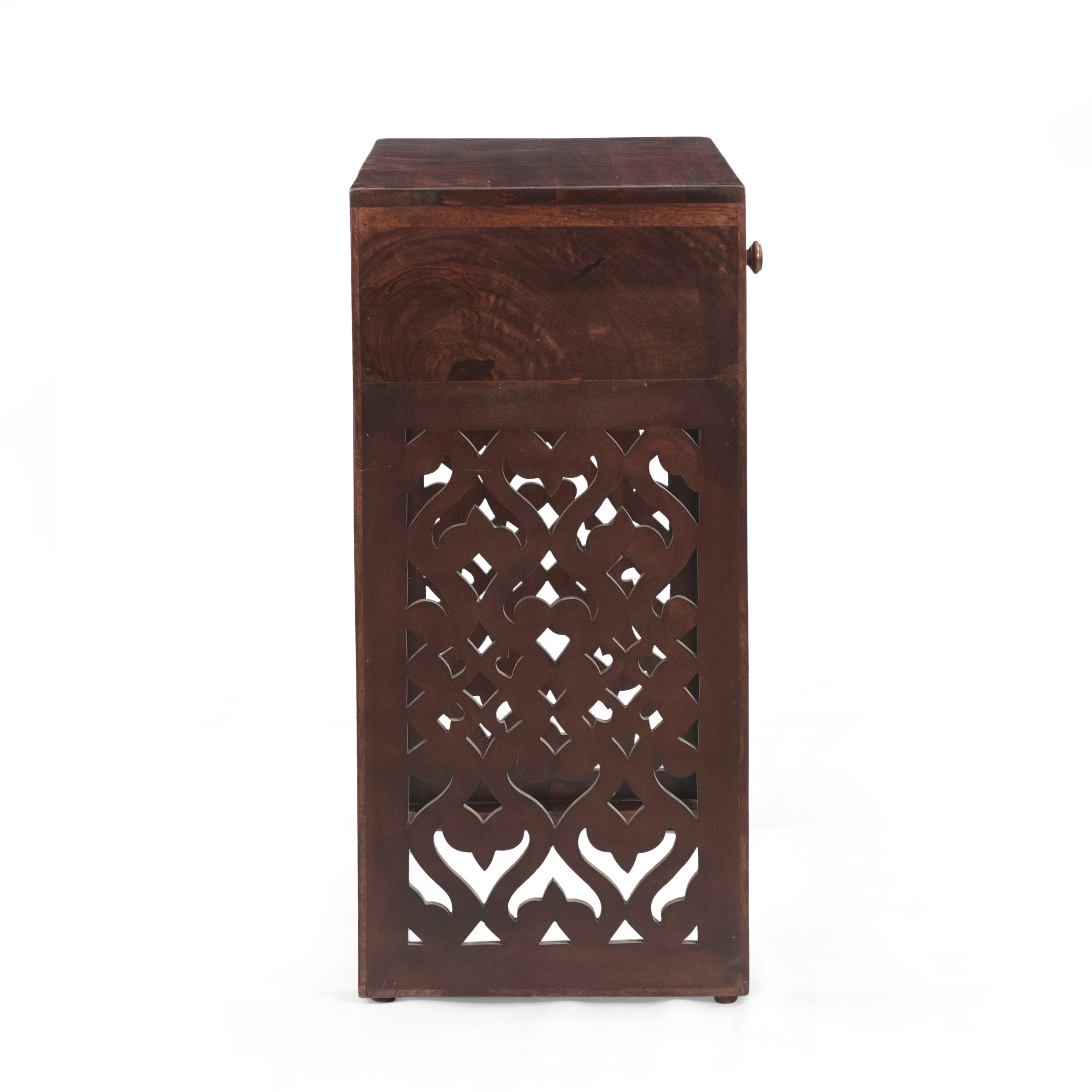 Jasia Traditional Mango Wood Bedside Table – GDFStudio