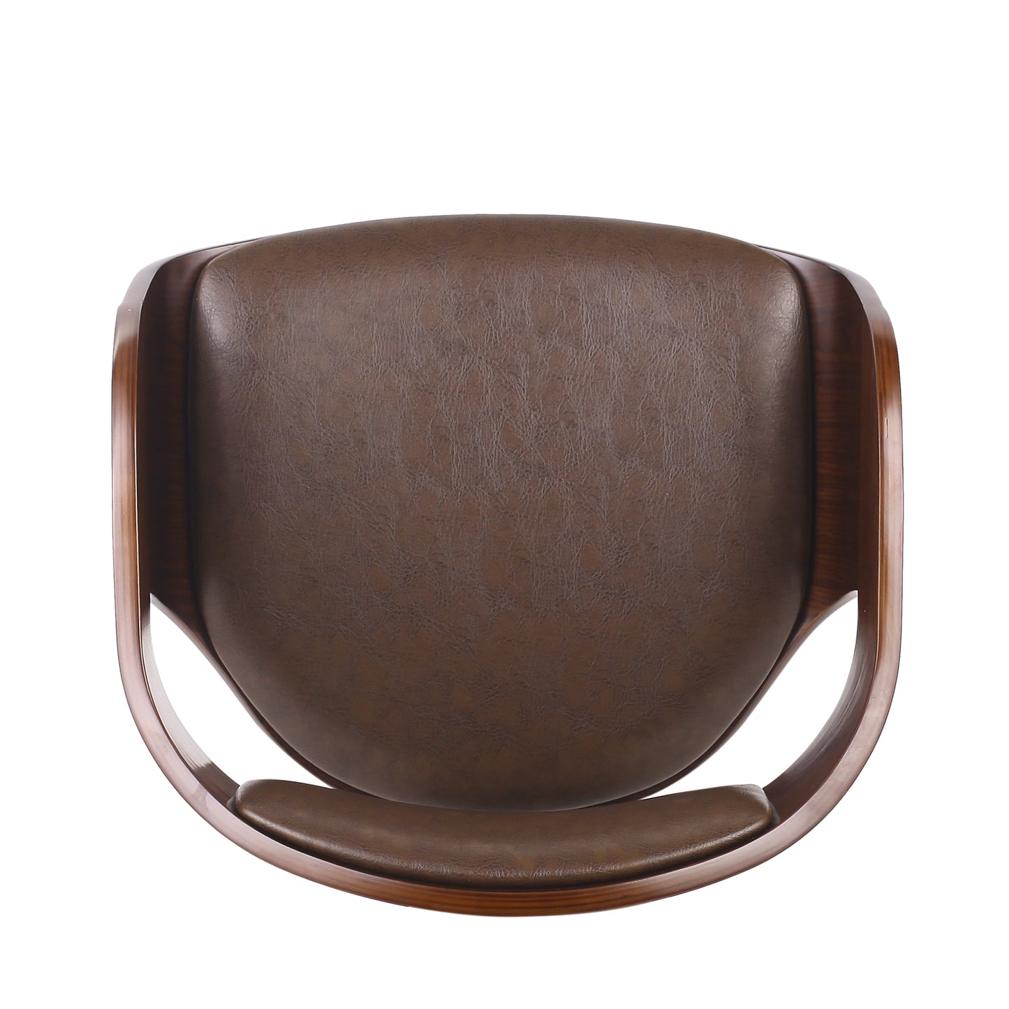 Soledad Mid-Century Modern Upholstered Swivel Barstool