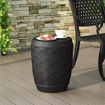 Keeley Outdoor Contemporary Side Table