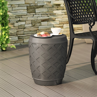 Keeley Outdoor Contemporary Side Table
