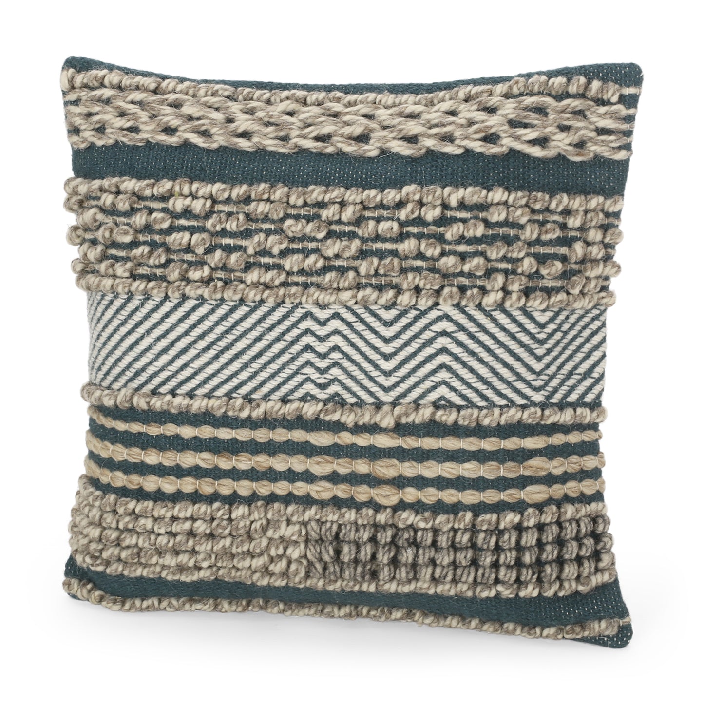 Symere Hand-Loomed Boho Throw Pillow