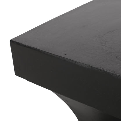Atrass Outdoor Modern Lightweight Concrete Side Table