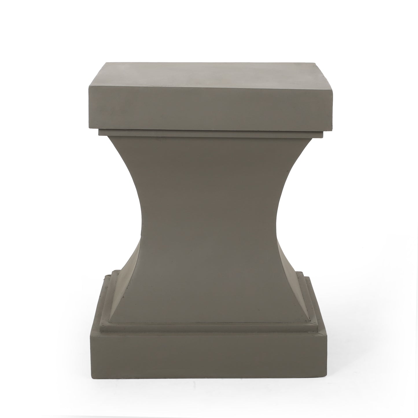 Atrass Outdoor Modern Lightweight Concrete Side Table