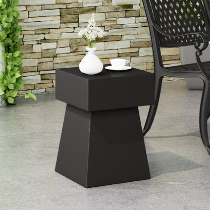 Karrah Outdoor Modern Side Table