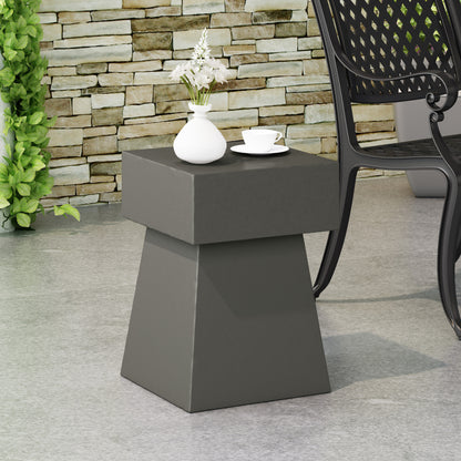 Karrah Outdoor Modern Side Table