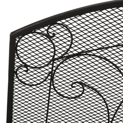 Griffin Contemporary Iron Fireplace Screen
