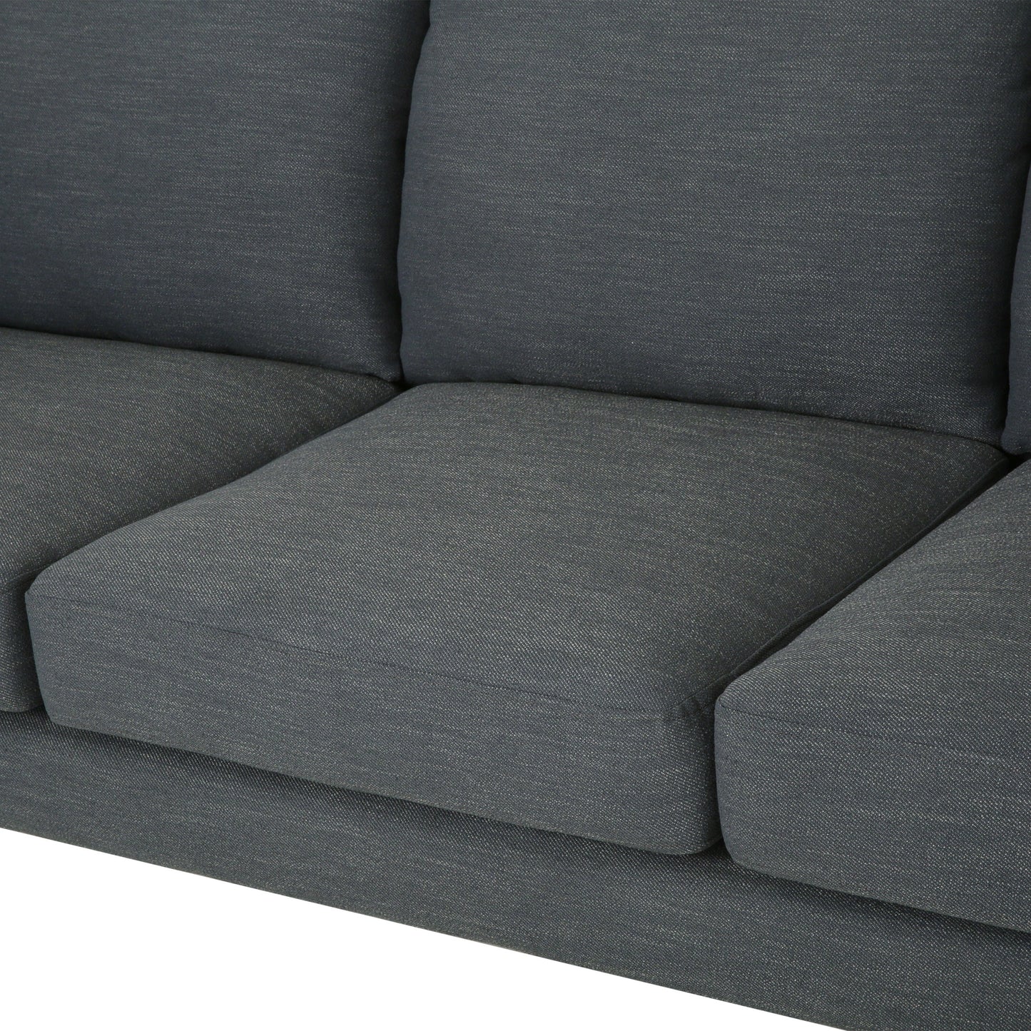 Zoha Modern Fabric 3 Seater Sofa
