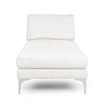 Makenleigh Contemporary Fabric Chaise Lounge