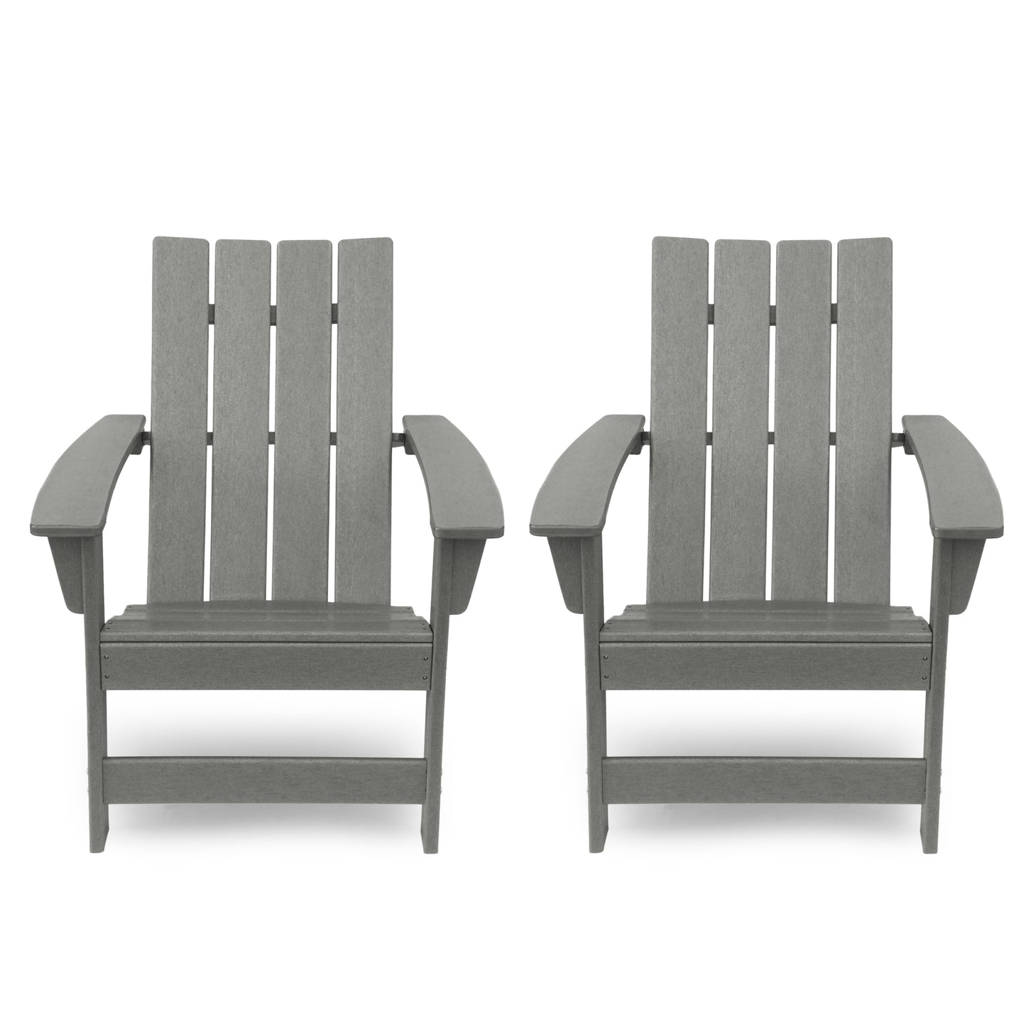 Panagiota Outdoor Contemporary Adirondack Chair (Set of 2)