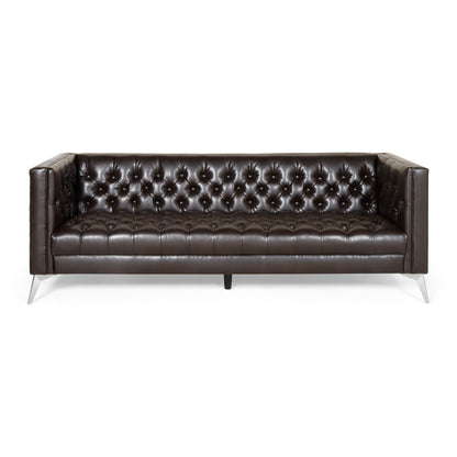 Harnoor Contemporary Tufted 3 Seater Sofa