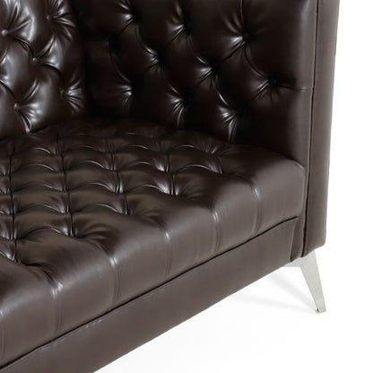 Harnoor Contemporary Tufted 3 Seater Sofa