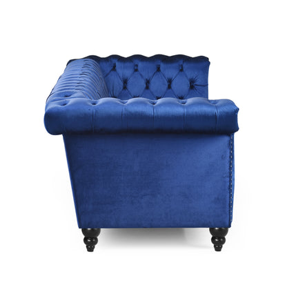 Zyiere Tufted Chesterfield 3 Seater Sofa