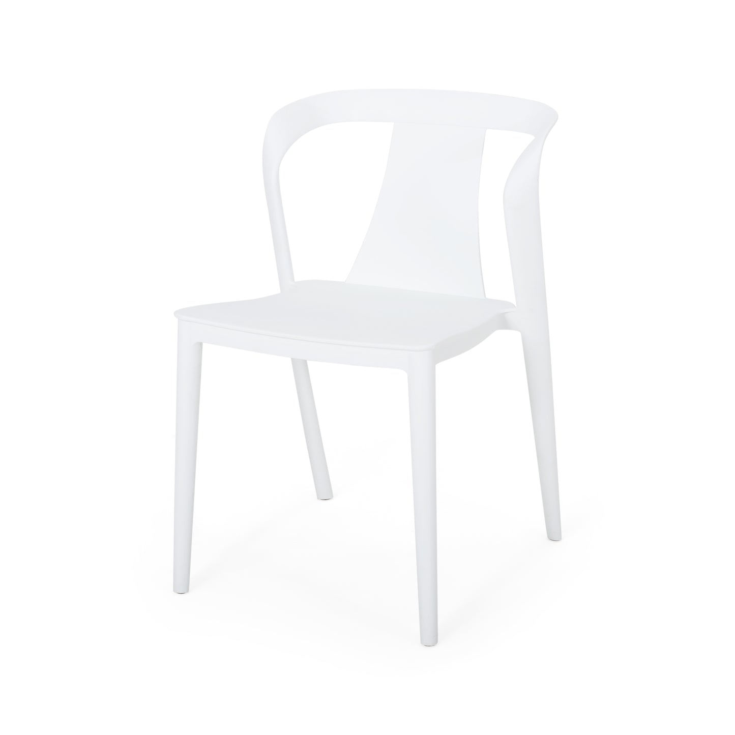 Janely Outdoor Stacking Dining Chair (Set of 2)