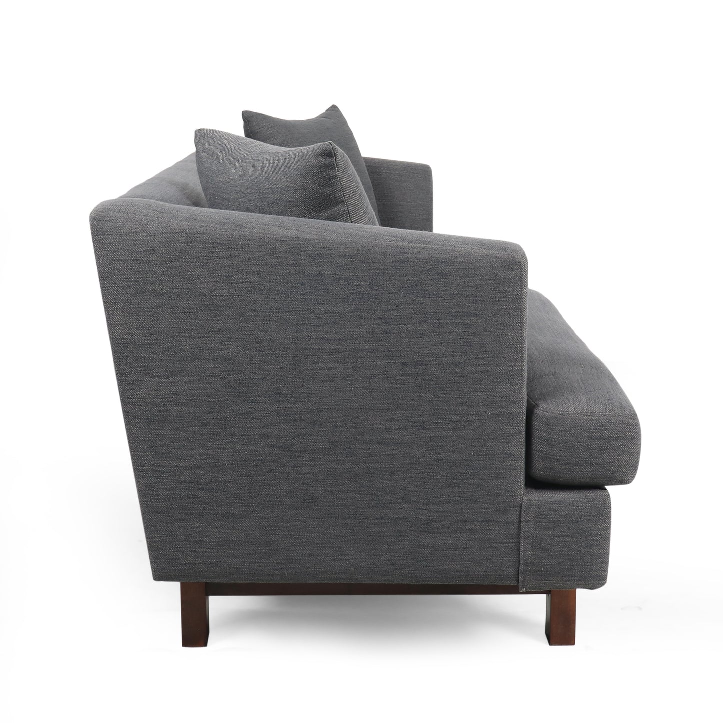 Sparks Mid-Century Modern Upholstered 3 Seater Sofa