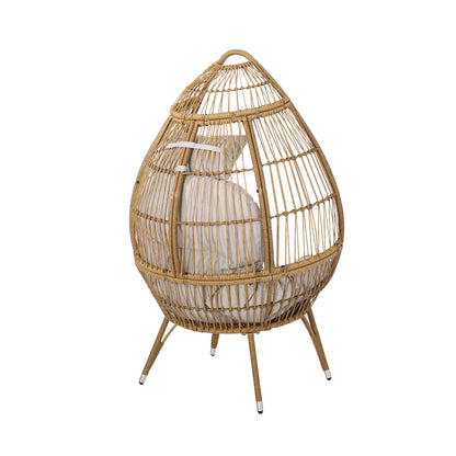 Kabella Outdoor Wicker Freestanding Teardrop / Egg Chair